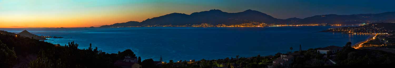 Panorama Sorbella vente terrain Ajaccio corse